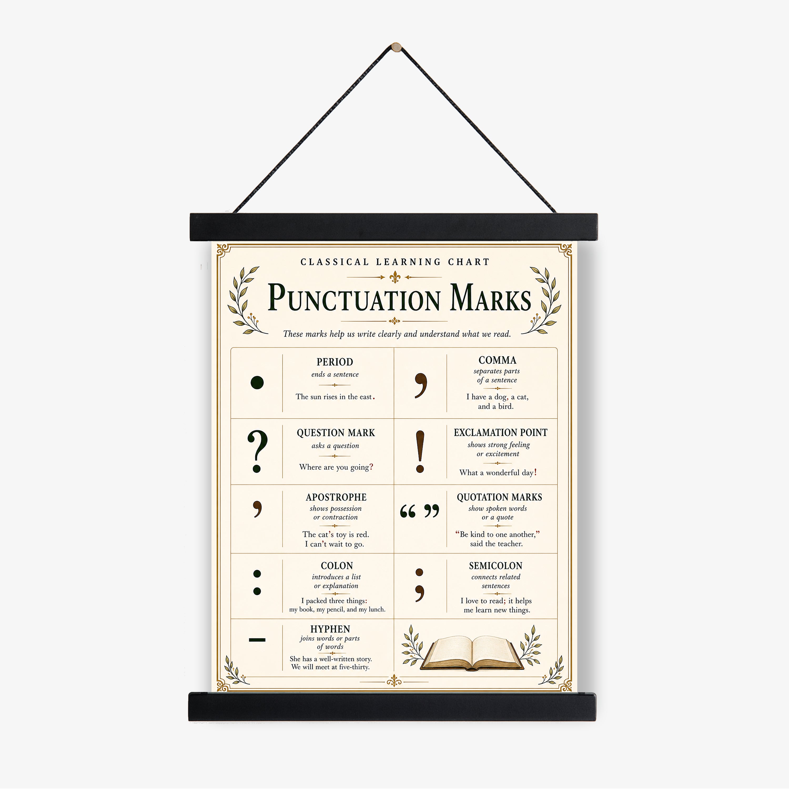 Punctuation Marks Educational Chart
