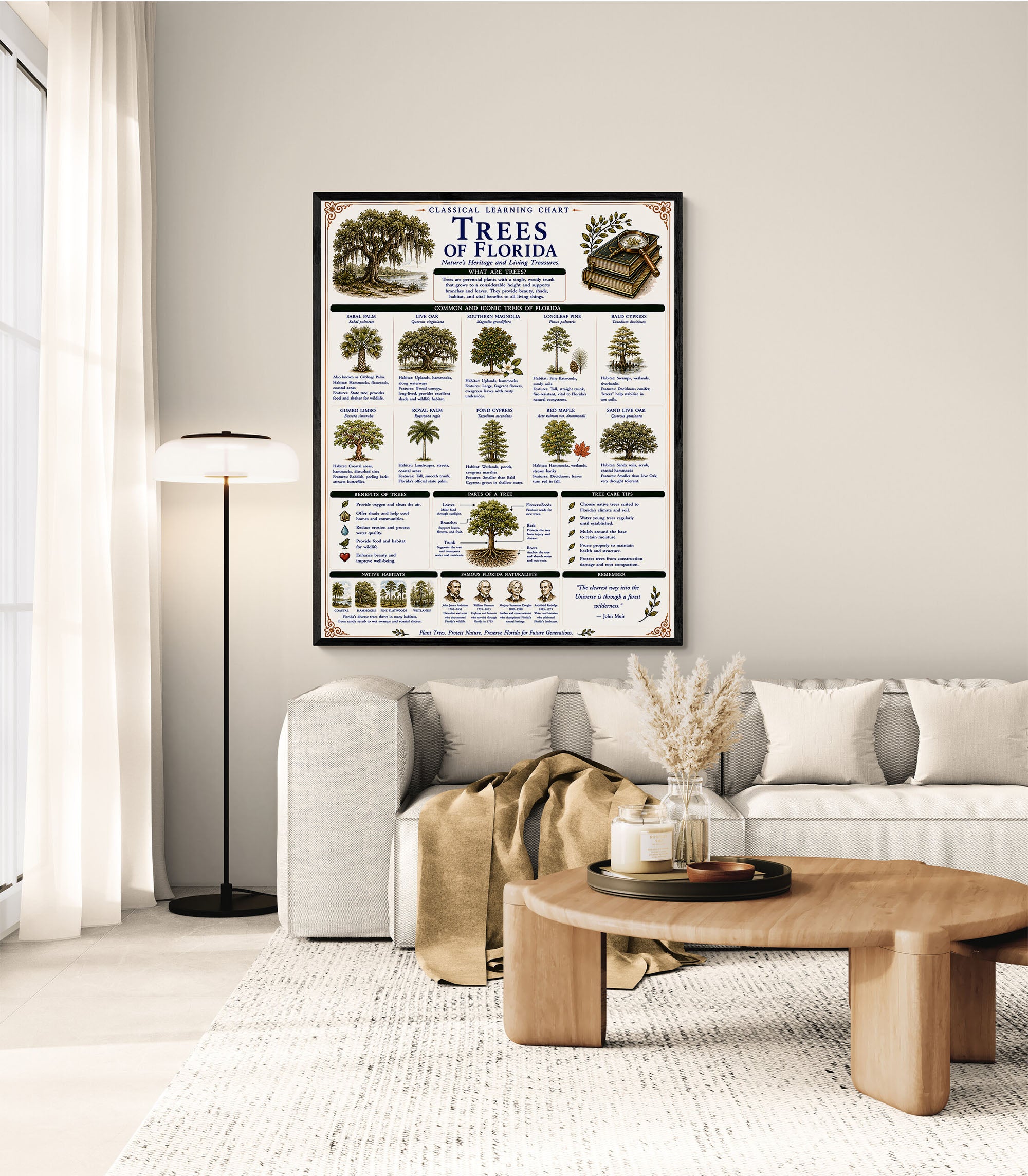 Trees of Florida Classical Learning Chart