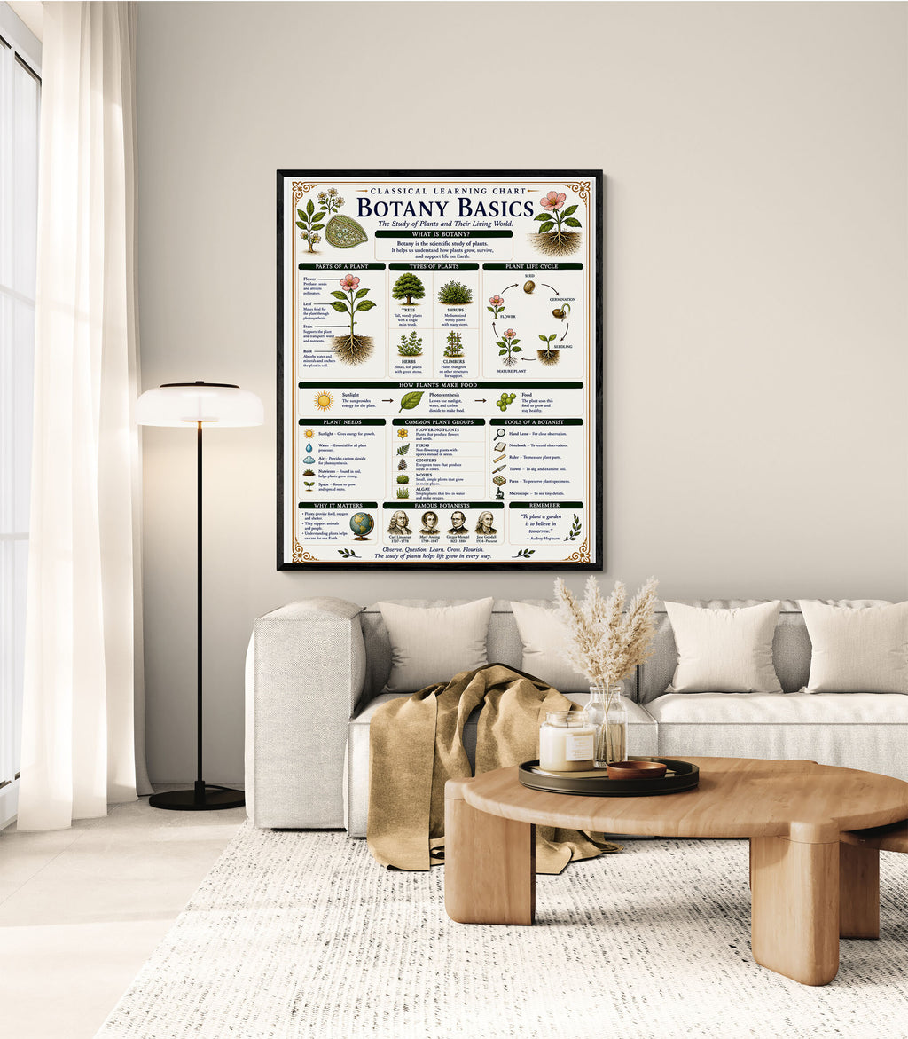 Botany Basics Classical Learning Chart