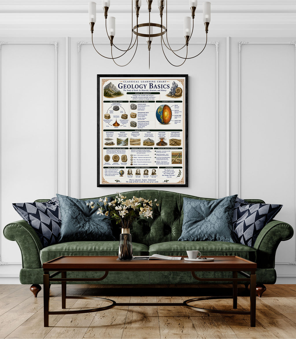 Geology Basics Classical Learning Chart