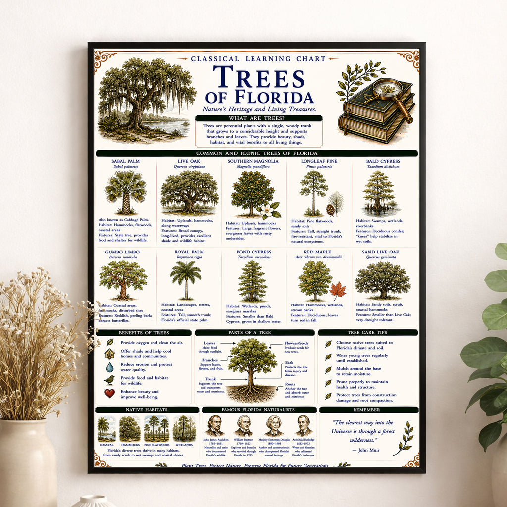 Trees of Florida Classical Learning Chart