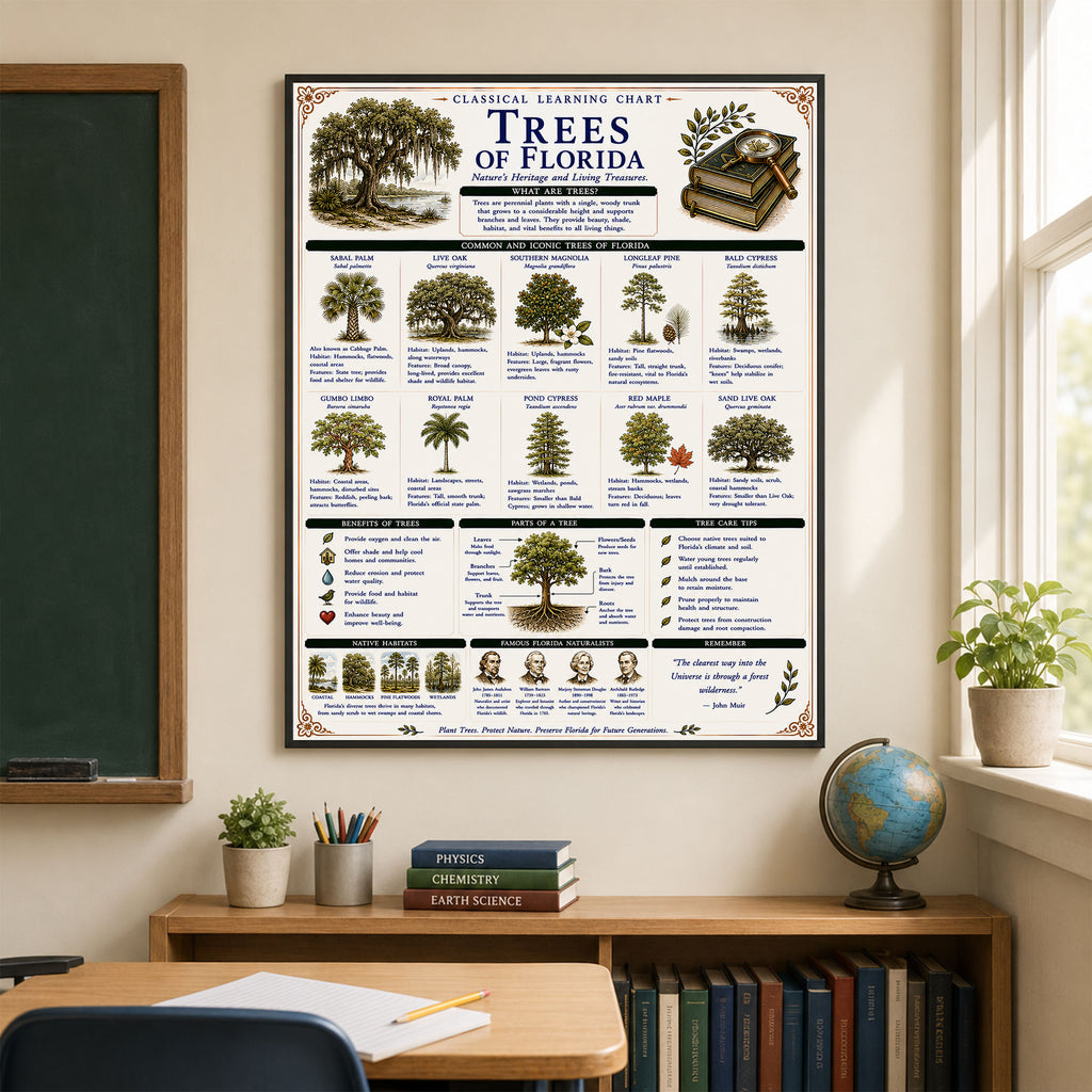 Trees of Florida Classical Learning Chart