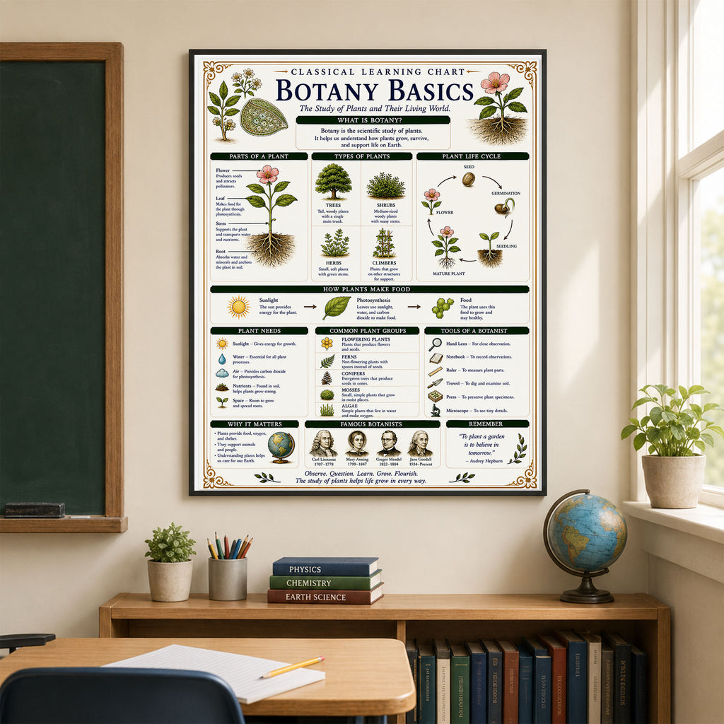 Botany Basics Classical Learning Chart